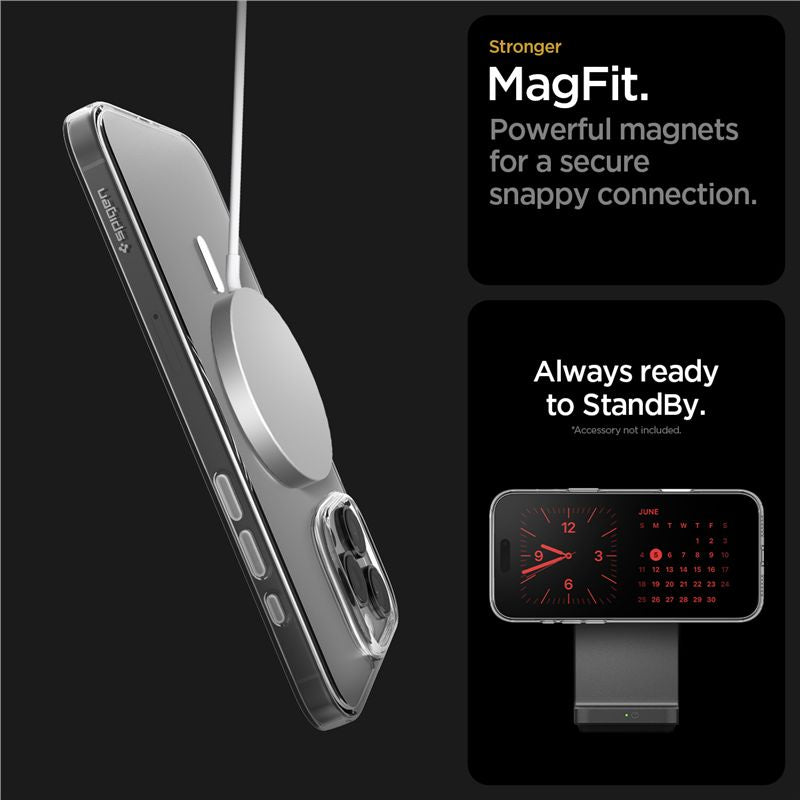 Spigen Thin Fit T MagSafe, clear white - iPhone 16 Pro Max