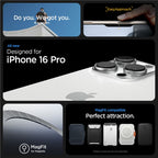 Spigen Thin Fit T MagSafe, číra biela - iPhone 16 Pro