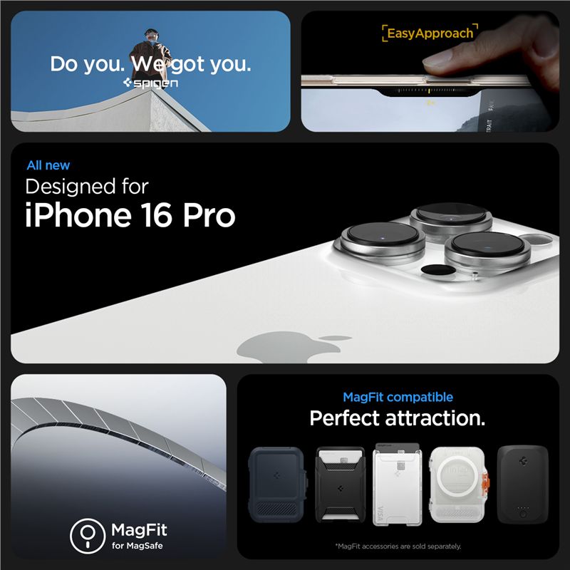 Spigen Thin Fit T MagSafe, číra biela - iPhone 16 Pro
