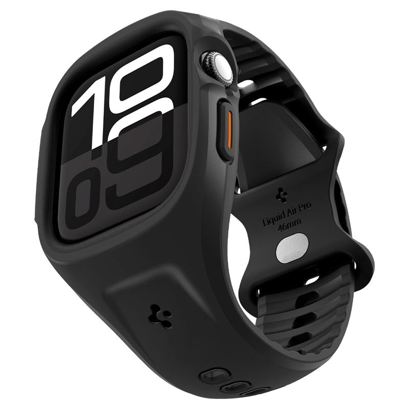 Spigen Liquid Air Pro, matte black - Apple Watch 11/10 46mm