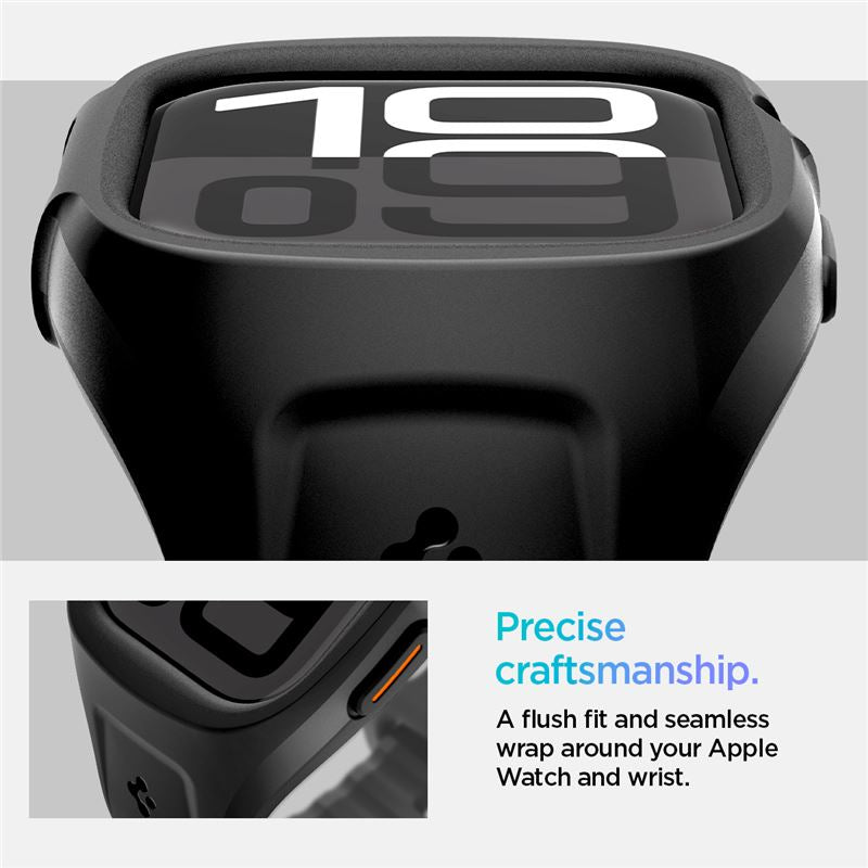 Spigen Liquid Air Pro, matte black - Apple Watch 11/10 46mm