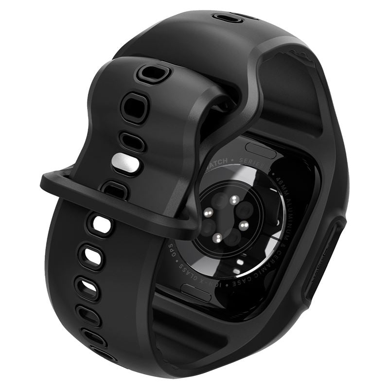 Spigen Liquid Air Pro, matte black - Apple Watch 11/10 46mm