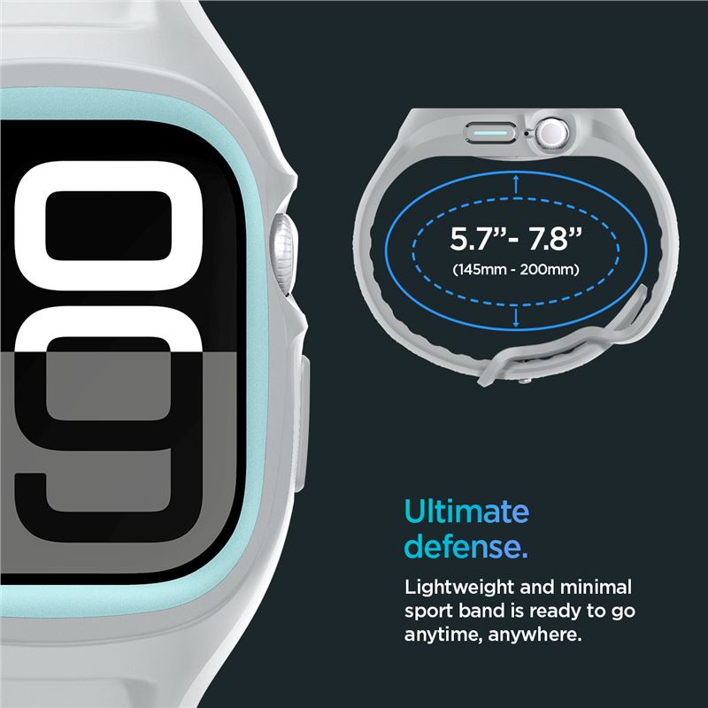 Spigen Liquid Air Pro, gray - Apple Watch 11/10 46mm