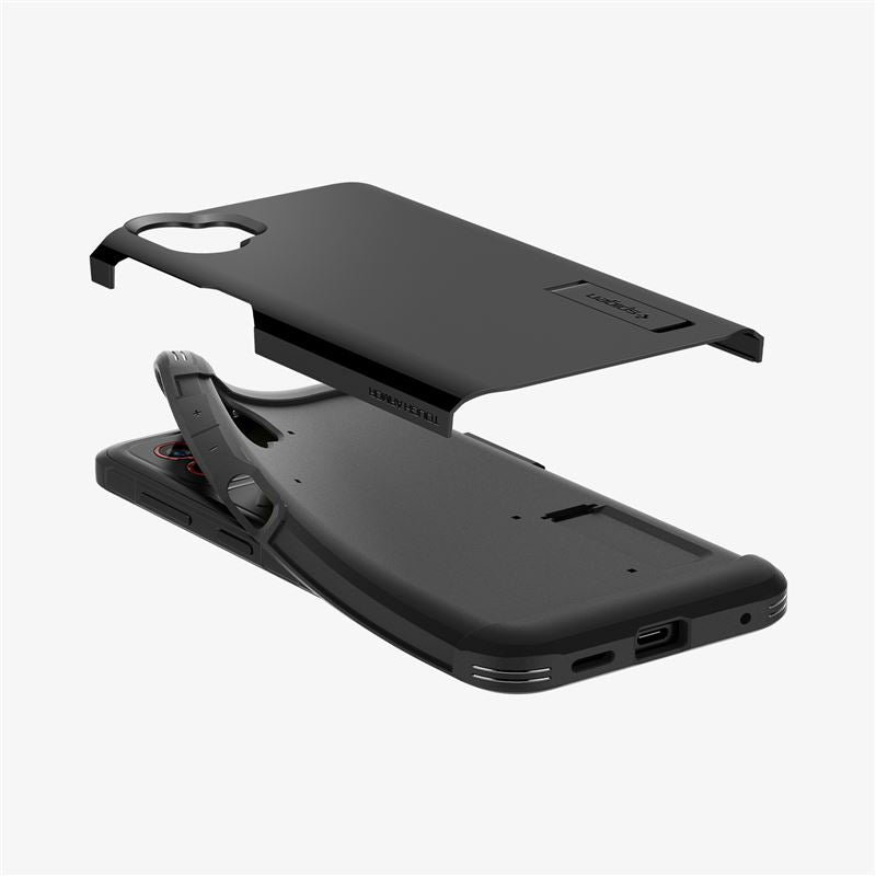 Spigen Tough Armor, black - Samsung Galaxy XCover7 Pro