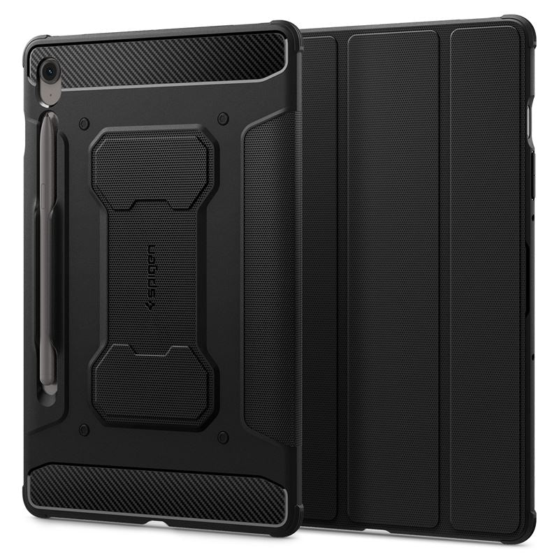 Spigen Rugged Armor Pro, black - Samsung Galaxy Tab S10 FE