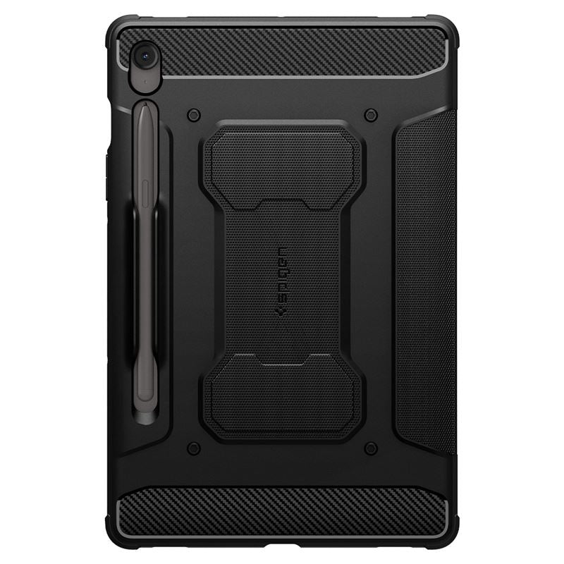Guard your galaxy. The Rugged Armor Pro is ready to take on your Galaxy Tab. It’s slim, lightweight, and made to withstand quality without the compromise. Its versatile screen cover doubles as a kickstand. And it’s finished with sleek carbon fiber accents for a modern look