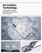 Spigen Ultra Hybrid MagSafe, zero one white - Samsung Galaxy S25 Edge