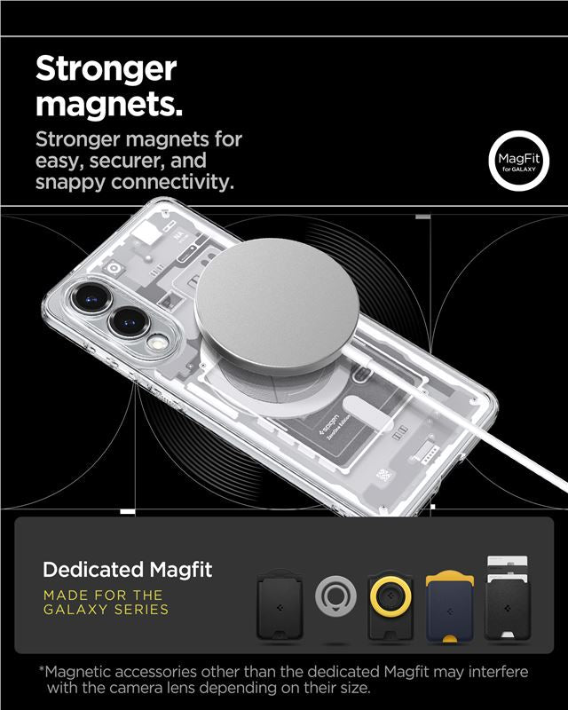 Spigen Ultra Hybrid MagSafe, zero one white - Samsung Galaxy S25 Edge