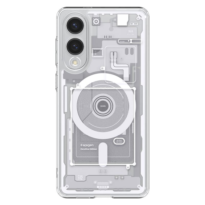 Spigen Ultra Hybrid MagSafe, zero one white - Samsung Galaxy S25 Edge