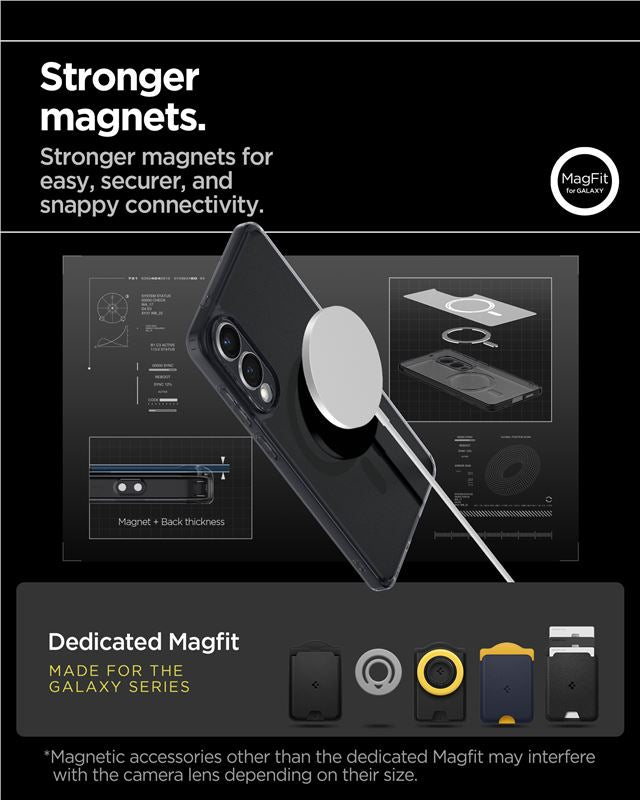 Spigen Ultra Hybrid MagSafe, frost black - Samsung Galaxy S25 Edge