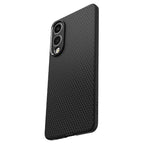 Spigen Liquid Air, matná čierna - Samsung Galaxy S25 Edge