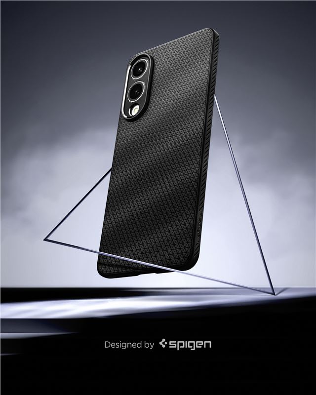 Spigen Liquid Air, matná čierna - Samsung Galaxy S25 Edge