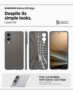 Spigen Liquid Air, marble gray - Samsung Galaxy S25 Edge