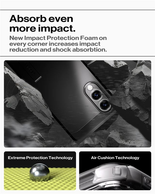 Spigen Tough Armor MagSafe, black - Samsung Galaxy S25 Edge