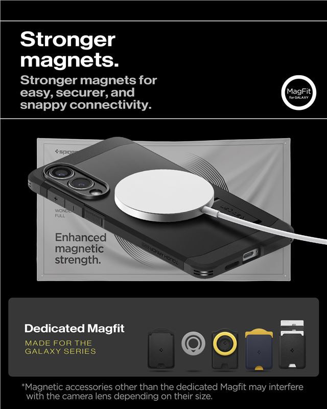 Spigen Tough Armor MagSafe, black - Samsung Galaxy S25 Edge
