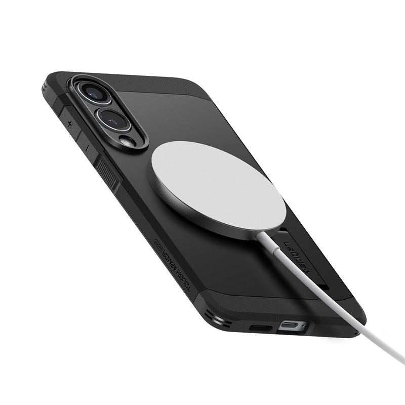 Spigen Tough Armor MagSafe, black - Samsung Galaxy S25 Edge