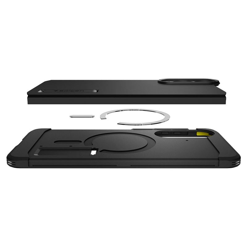 Spigen Tough Armor MagSafe, black - Samsung Galaxy S25 Edge
