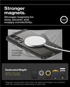 Spigen Tough Armor MagSafe, gunmetal - Samsung Galaxy S25 Edge