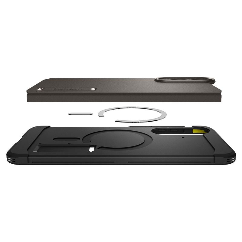 Spigen Tough Armor MagSafe, gunmetal - Samsung Galaxy S25 Edge