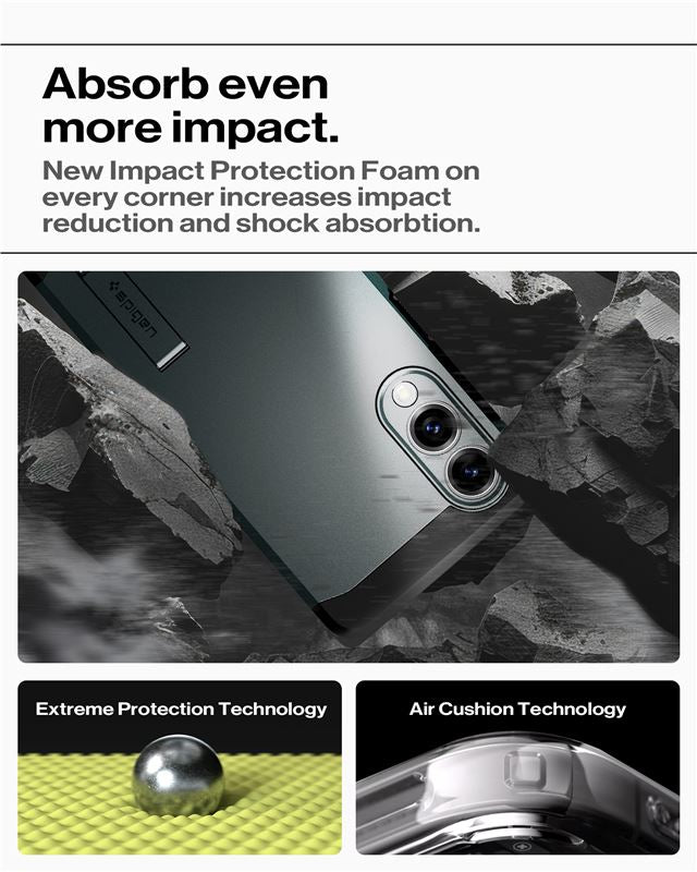 Spigen Tough Armor MagSafe, abyss green - Samsung Galaxy S25 Edge