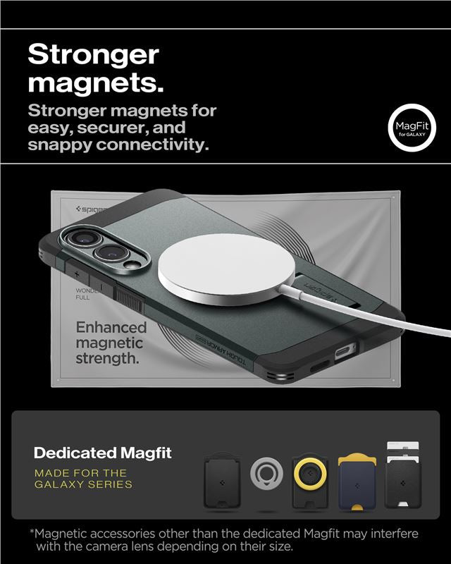 Spigen Tough Armor MagSafe, abyss green - Samsung Galaxy S25 Edge