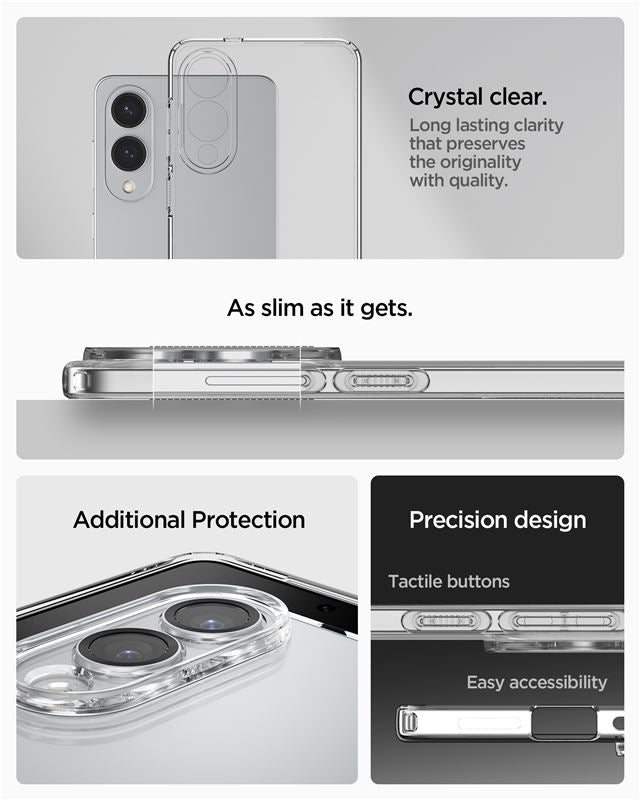 Spigen Liquid Crystal, crystal clear - Samsung Galaxy S25 Edge