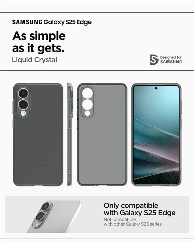 Spigen Liquid Crystal, space crystal - Samsung Galaxy S25 Edge