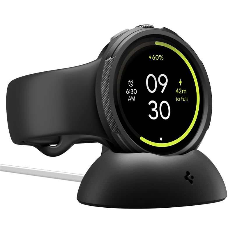 Spigen Liquid Air + Stand, matná čierna - Google Pixel Watch 5/4 41mm