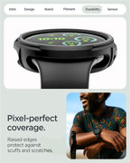 Spigen Liquid Air + Stand, matná čierna - Google Pixel Watch 5/4 41mm