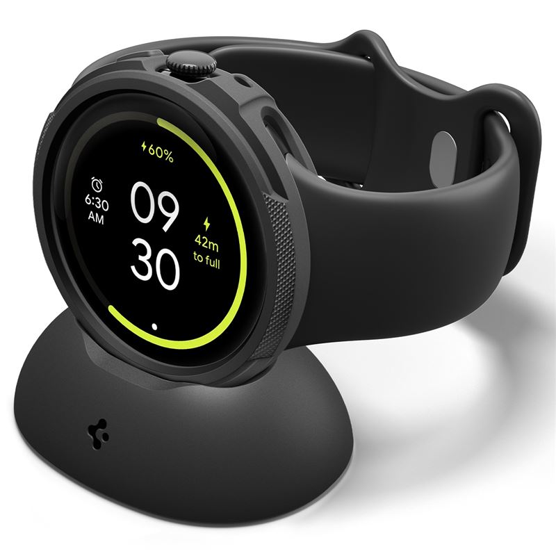 Spigen Liquid Air + Stand, matná čierna - Google Pixel Watch 5/4 41mm