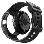 Spigen Rugged Armor Pro + Stand, matte black - Google Pixel Watch 5/4 41mm