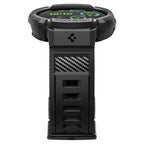 Spigen Rugged Armor Pro + Stand, matte black - Google Pixel Watch 5/4 41mm