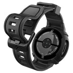 Spigen Rugged Armor Pro + Stand, matte black - Google Pixel Watch 5/4 41mm