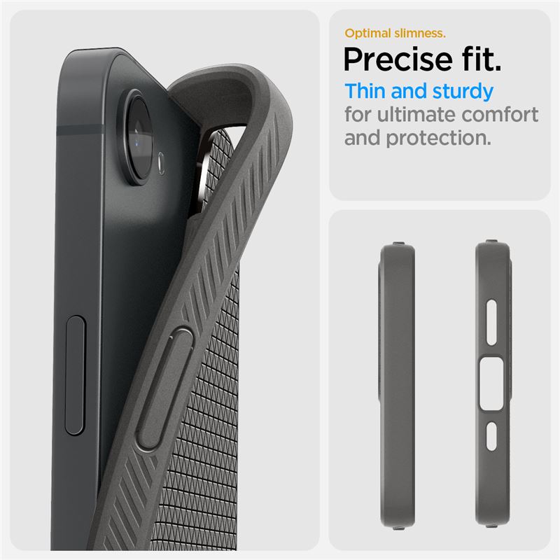 Spigen Liquid Air, marble gray - iPhone 17e/16e