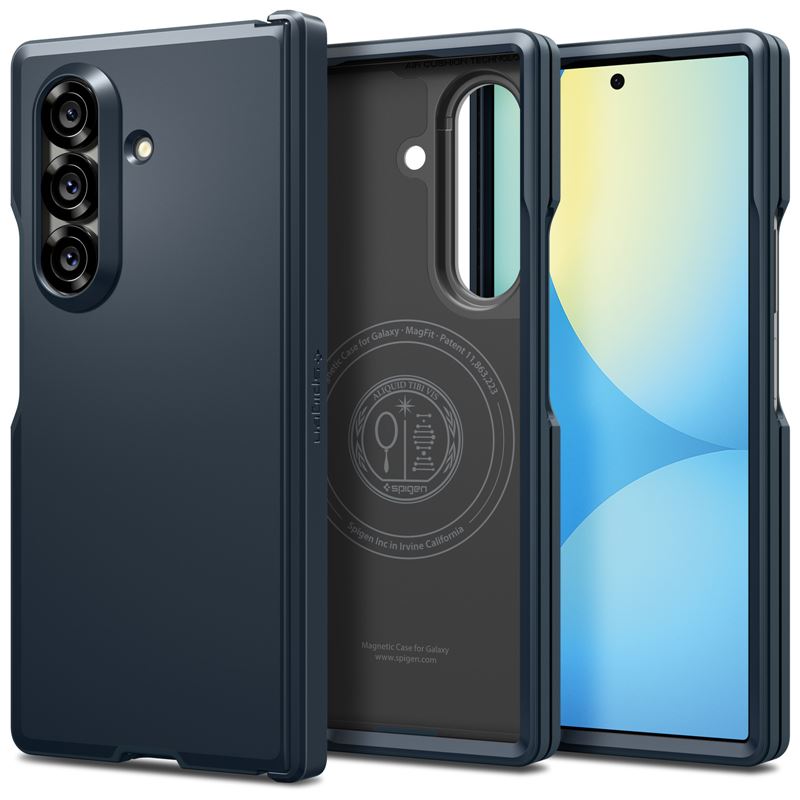 Spigen Tough Armor Pro MagSafe, metal slate - Samsung Galaxy Z Fold7