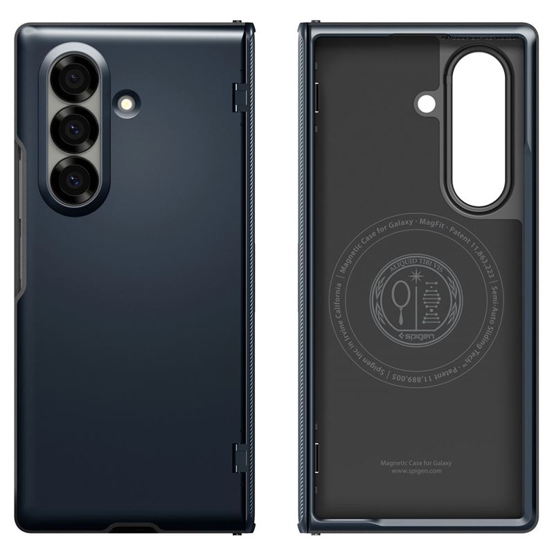 Spigen Slim Armor Pro MagSafe, metal slate - Samsung Galaxy Z Fold7