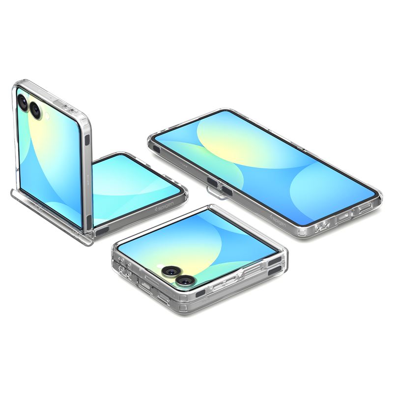 Spigen Ultra Hybrid Pro MagSafe, clear white - Samsung Galaxy Z Flip7