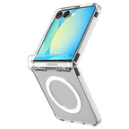 Spigen Ultra Hybrid Pro MagSafe, clear white - Samsung Galaxy Z Flip7