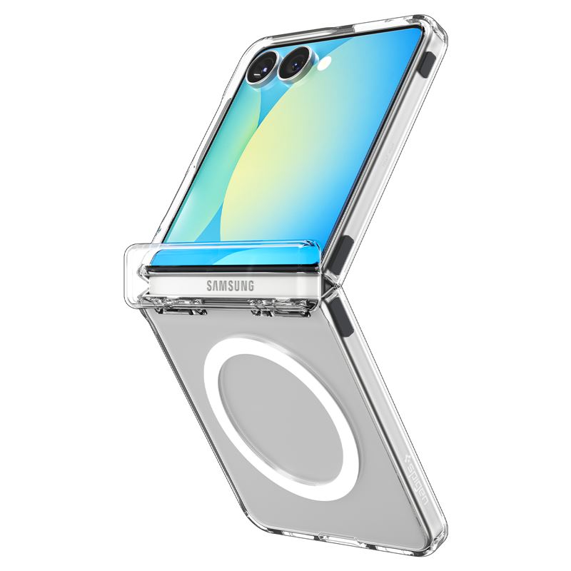 Spigen Ultra Hybrid Pro MagSafe, clear white - Samsung Galaxy Z Flip7