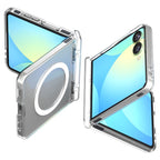 Spigen Ultra Hybrid Pro MagSafe, clear white - Samsung Galaxy Z Flip7