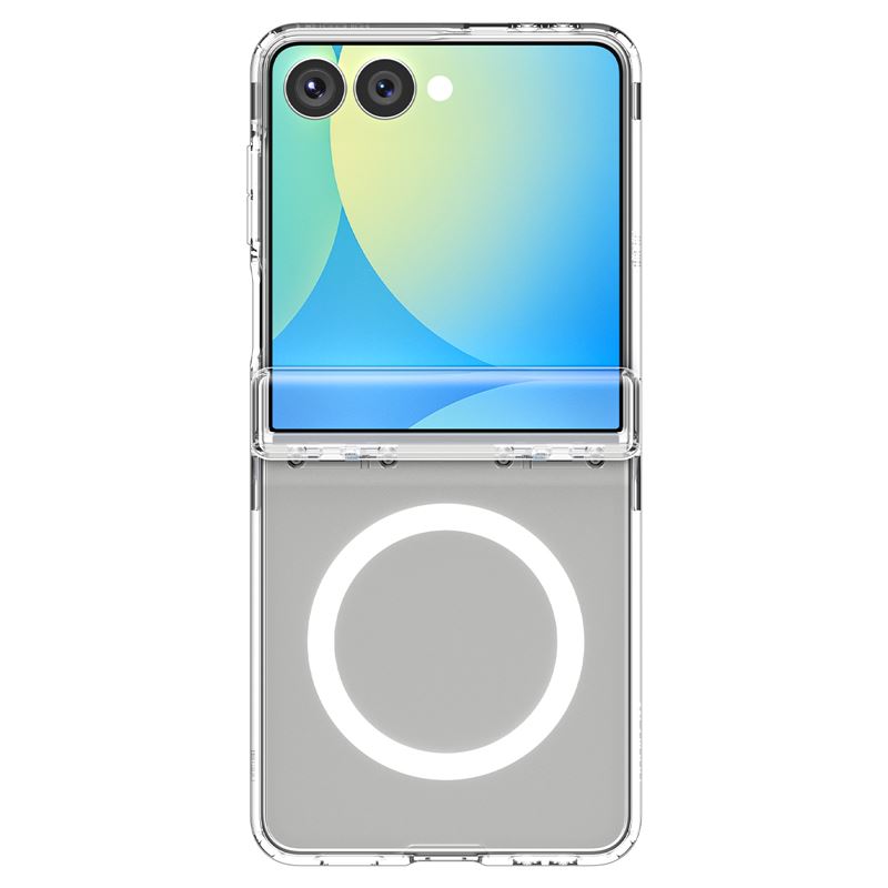 Spigen Ultra Hybrid Pro MagSafe, clear white - Samsung Galaxy Z Flip7
