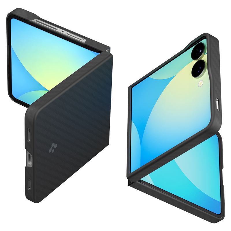 Spigen Air Skin, aramid black - Samsung Galaxy Z Flip7