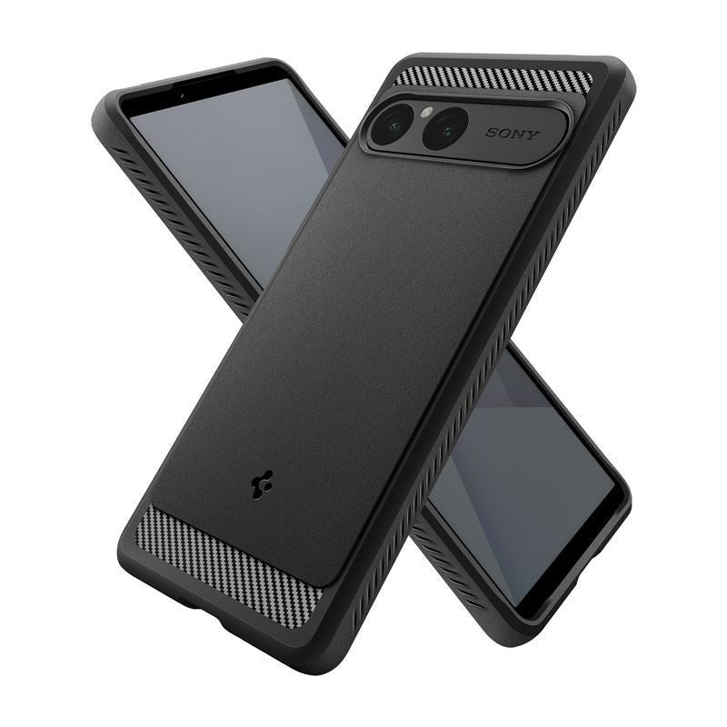Spigen Rugged Armor, matná čierna - Sony Xperia 10 VII