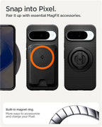 Spigen Liquid Air MagSafe, matná čierna – Google Pixel 10 Pro/Pixel 10