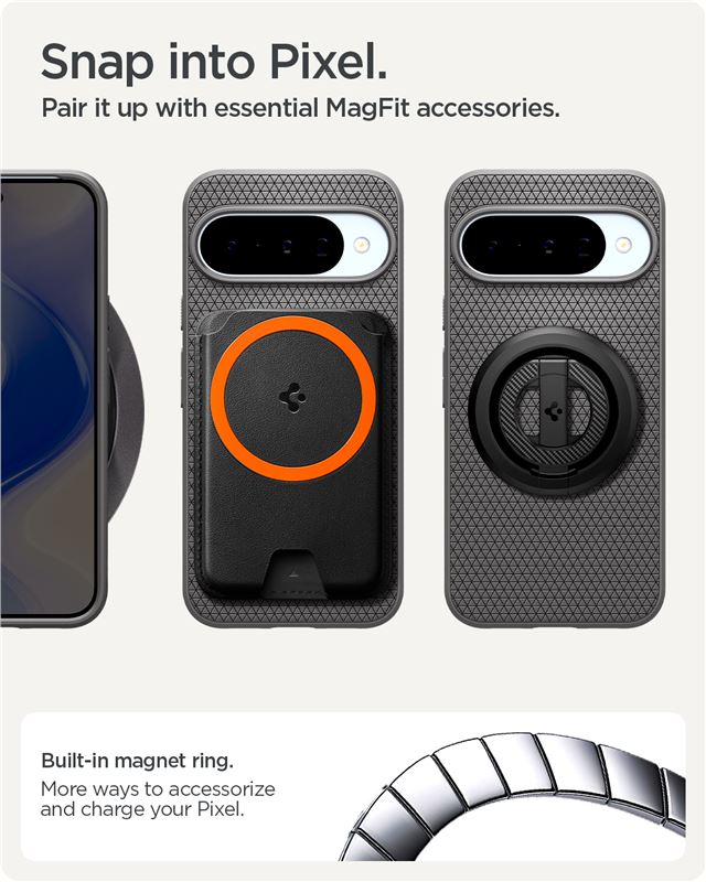 Spigen Liquid Air MagSafe marble gray - Google Pixel 10 Pro/Pixel 10