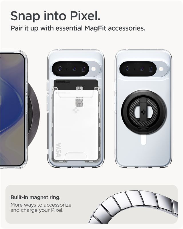 Spigen Ultra Hybrid MagSafe, čisto biela – Google Pixel 10 Pro/Pixel 10