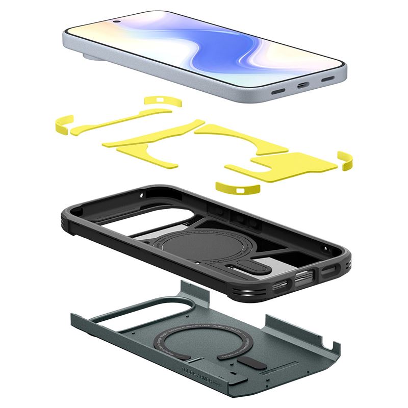 Spigen Tough Armor MagSafe, abyss green - Google Pixel 10 Pro/Pixel 10