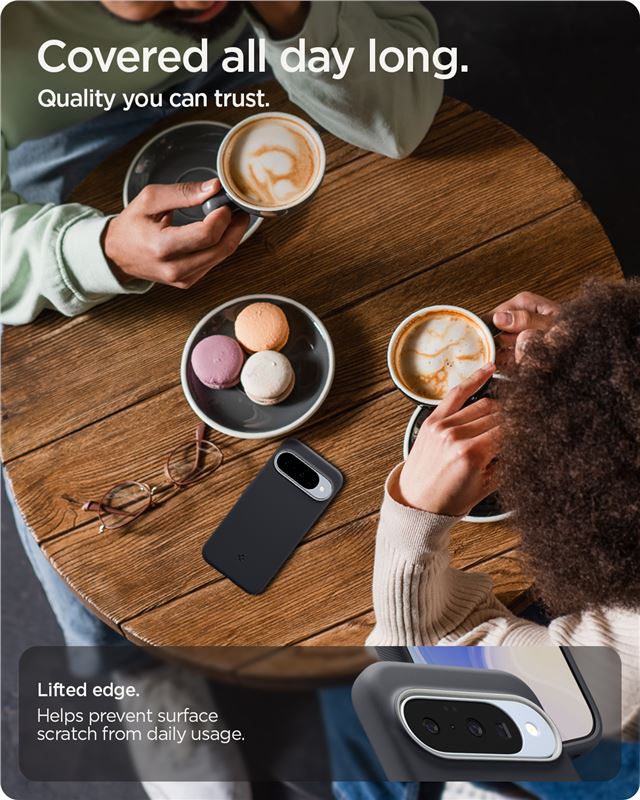 Spigen Nano Pop MagSafe, čierna sezamová - Google Pixel 10 Pro/Pixel 10