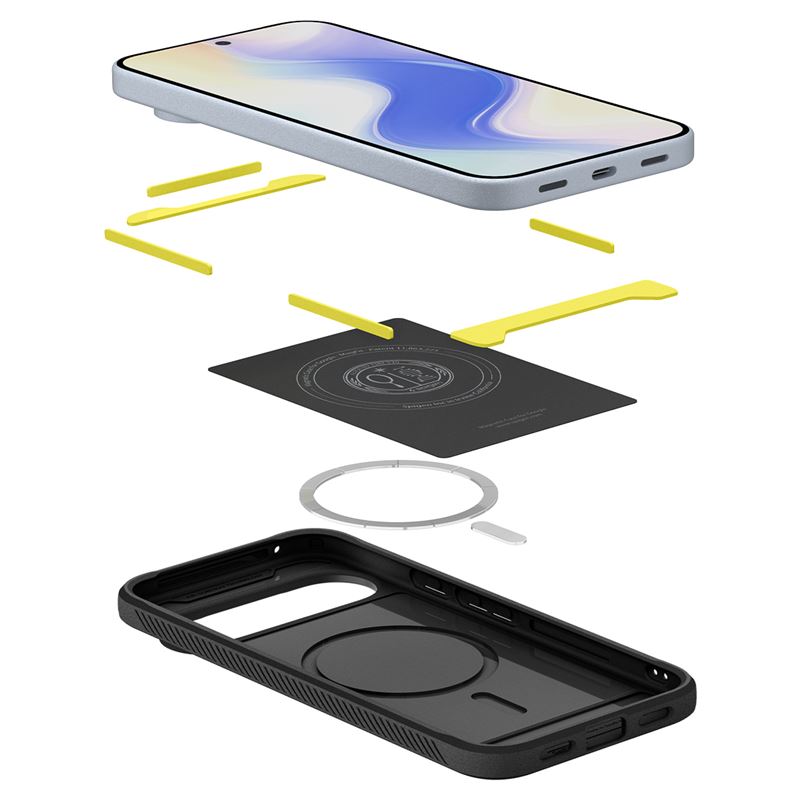 Spigen Rugged Armor MagSafe, matte black - Google Pixel 10 Pro XL