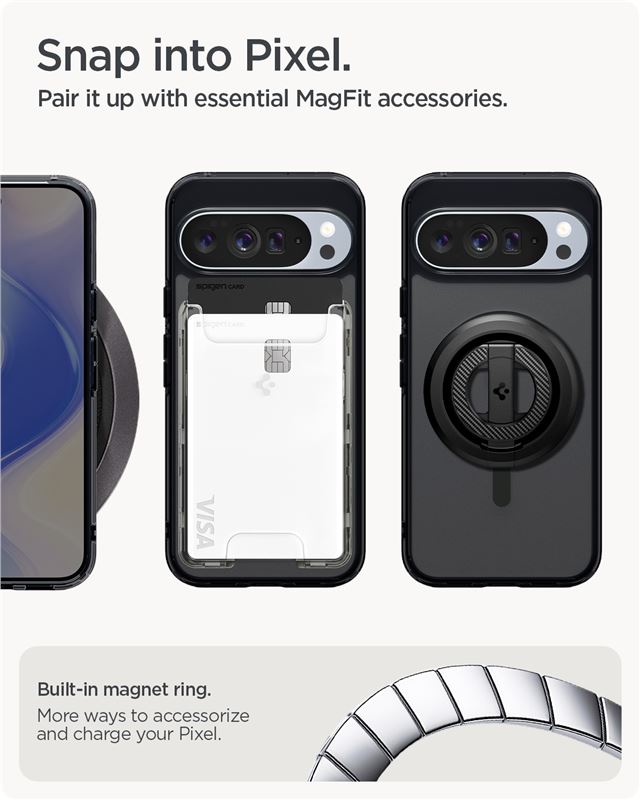 Spigen Ultra Hybrid MagSafe, frost black - Google Pixel 10 Pro XL